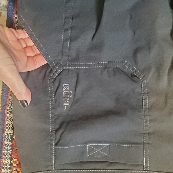 KUHL RENEGADE ROCK SHORTS. KOAL BLACK. SZ 42. UPF50+ WATER RESIST. - Picture 10 of 11